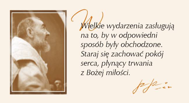 Ojciec Pio - cytat